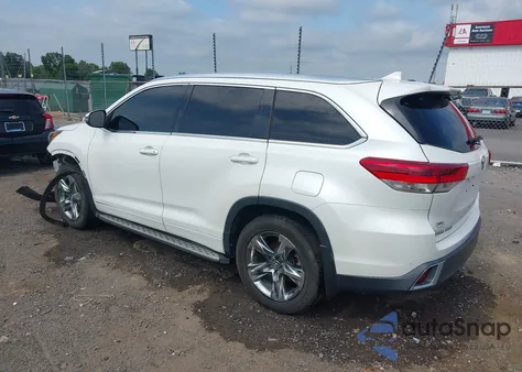2019 Toyota Highlander Limited Platinum from USA, damaged, VIN 5TDDZRFH5KS956521
